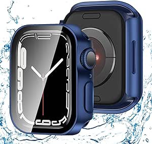 アップルウォッチ カバー Apple Watch カバー 41mm 対応 ケース 3D 直角エッジ デザイン 耐衝撃 全面保護 超薄型 スマートウォッチ 保護 