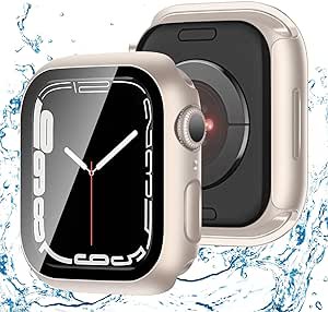 アップルウォッチ カバー Apple Watch カバー 41mm 対応 ケース PC+ガラス 一体型 スマートウォッチ 保護 ケース 対応 アップルウォッチ9