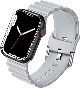 【2023新モデル】 アップルウォッチ バンド Apple Watch 42mm/44mm/45mm/49mm スポーツバンド 交換 スマートウォッチ シリコン ベルト 簡