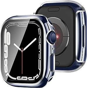 アップルウォッチ カバー Apple Watch カバー 41mm 対応 ケース ツートンカラー キラキラ メッキ 光沢 AppleWatch 保護 ケース 対応 アッ