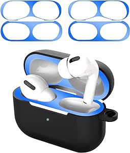 【改良モデル】 AirPods Pro ダストガード airpods Pro/Pro 2 シール金属汚れ防止 エアーポッズ プロ エアーポッズ ガードカバー 極薄18K