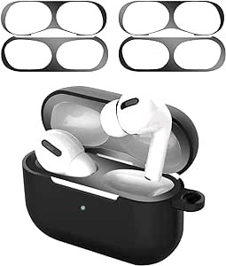 【改良モデル】 AirPods Pro 2 ダストガード airpods Pro/Pro 2 シール金属汚れ防止 エアーポッズ プロ エアーポッズ ガードカバー 極薄1