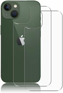 【2枚セット】 iPhone 13 背面 ガラスフィルム アイフォン13 背面フィルム 強化ガラス 旭硝子素材採用 背面保護フィルム 薄型 0.26mm 硬