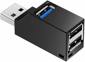 送料無料 USBハブ 3.0 直挿 3ポート USB 3.0ポート 1個 拡張 コンボハブ 超小型 バス給電 USBポート 高速データ転送 ポータブル機能 コン