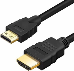 Mini HDMI ケーブル 1.5m ミニ hdmi 4K 60Hz mini hdmi to hdmi 双方向伝送 (タイプAオス-ミニタイプCオス)（ブラック） 送料無料