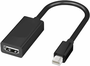 Mini DisplayPort to HDMI 変換アダプタ 4K(3840*2160)30HZ ミニディスプレイポート MacBook/Macbook Pro/Macbook Air/Microsoft Surface