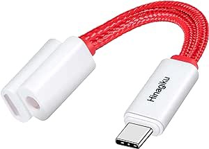送料無料 USB-C to USB-Cポート/3.5mmイヤホンジャック 2in1 充電/イヤホン同時 充電しながらイヤホンに繋げる 急速充電 Power Delivery 