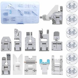 ミシン押さえ 金具 コンシール ファスナー押さえ 11個セット 多機能 家庭用ミシン押え足金具 アタッチメント 汎用 実用縫い押さえ足 押さ