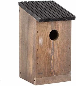 木製鳥の巣箱、鳥用巣箱 - 屋外用鳥小屋ボックス - 物足りない