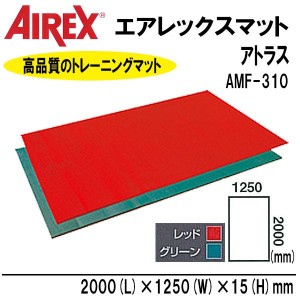 AIREX R エアレックス マット　リハビリ・トレーニングマット 波形パターン アトラス　AMF-310R・レッド