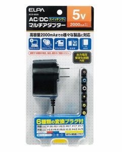 ELPA エルパ AC-DCマルチアダプター 5V ACD-050S