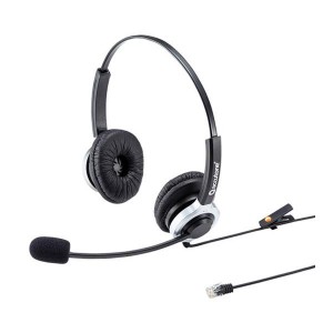 サンワサプライ 電話用ヘッドセット 両耳タイプ MM-HSRJ01