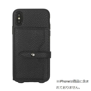 BELEX POCHETTE ポシェット ネックストラップケース iPhoneXs/X ブラック