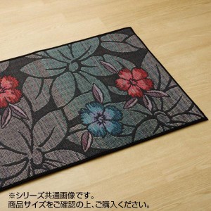 純国産 い草玄関マット Fなつこ ブルー 約70×120cm 8817870