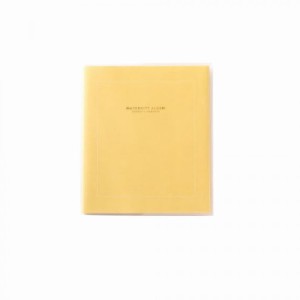 シンプル マタニティアルバム simple maternity album GMA-02 pastel yellow