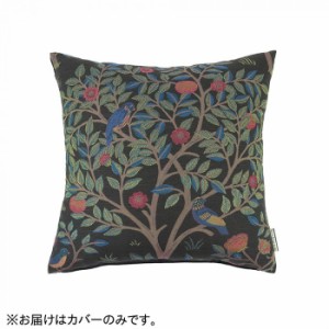 川島織物セルコン ケルムスコットツリー 背当クッションカバー 10 50×50cm LL1722 BK ブラック