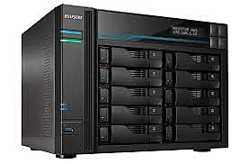 ASUSTOR [AS7110T] ASUSTOR NAS 10ベイ Intel Xeon 第9世代 Quad-Core CPU 最大 4.6GHz 8GB ECC DDR4-2666 高速の10GbE、2.5GbE x3 LA…