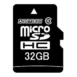 アドテック [AD-MRHAM32G/10] microSDHCカード 32GB Class10 SD変換Adapter付