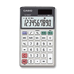 CASIO [SL-930GT-N] パーソナル電卓 手帳タイプ 10桁 グリーン購入法適合商品