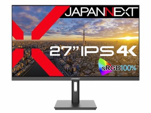 JAPANNEXT [JN-IPS2709UHDR] 液晶ディスプレイ 27型/3840×2160/HDMI×2、DP×1/ブラック/スピーカー有/1年保証 [PSE認証済]