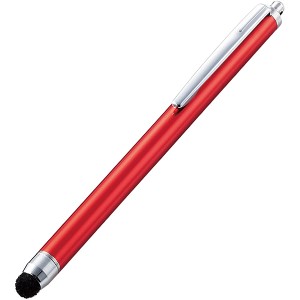 ELECOM [P-TPC02RD] スマートフォン・タブレット用タッチペン/超感度タイプ/レッド