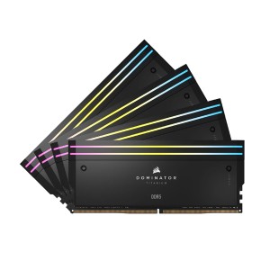 コルセア(メモリ) [CMP64GX5M4B6400C32] DDR5 6400MT/s 64GB(16GBx4) UDIMM 32-40-40-84 XMP 3.0 DOMINATOR TITANIUM Black RGB LED 1…