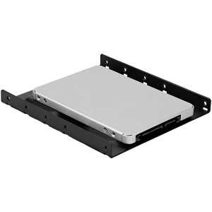 オウルテック [OWL-BRKT24-BK] 2.5インチHDD/SSDを3.5インチベイで利用可能 2.5インチHDD/SSD to 3.5インチ変換ブラケット ブラック …