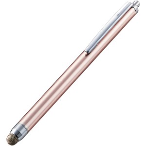ELECOM [P-TPS03PN] スマートフォン・タブレット用タッチペン/導電繊維タイプ/ピンク