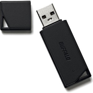 バッファロー [RUF2-KR64GA-BK] USB2.0 どっちもUSBメモリー 64GB ブラック