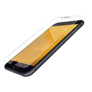 ELECOM [PM-A22SFLGO] iPhone SE 第3世代/SE 第2世代/8/7/6s/6用ガラスフィルム/ゴリラ/0.21mm/高透明