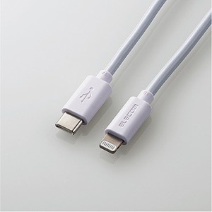 ELECOM [MPA-CL20WH] USB-C to Lightningケーブル/スタンダード/2.0m/ホワイト