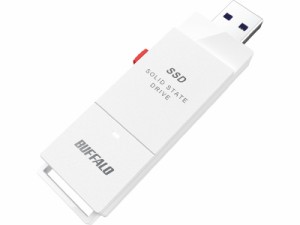 バッファロー [SSD-SCT2.0U3-WA] PC対応 USB3.2(Gen2) TV録画 スティック型SSD 2TB ホワイト Type-C付属