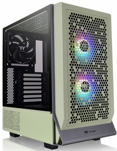 Thermaltake [CA-1Y2-00MEWN-00] ミドルタワーPCケース Ceres 300 TG ARGB Matcha Green