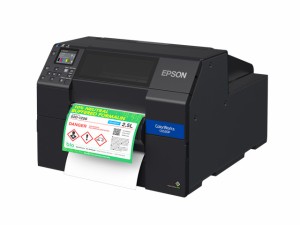 EPSON [CW-C6520PG] カラーラベルプリンター/用紙幅8インチ/フォト顔料インク搭載/ピーラーモデル