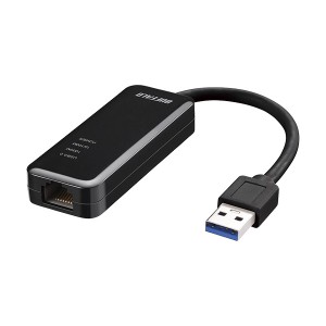 バッファロー [LUA5-U3-AGTE-BK] Giga対応 Type-A USB3.2(Gen1)用LANアダプター ブラック