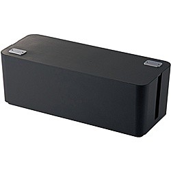 ELECOM [EKC-BOX001BK] ケーブルボックス/6個口/ブラック