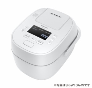 Panasonic [SR-W18A-W] 可変圧力IHジャー炊飯器 (ホワイト) [PSE認証済]