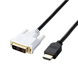 ELECOM [DH-HTD30BK] HDMI-DVI変換ケーブル/3m/ブラック