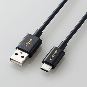 ELECOM [MPA-ACYS12NBK] スマートフォン用USBケーブル/USB(A-C)/認証品/やわらか耐久/1.2m/ブラック