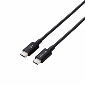 ELECOM [MPA-CCYS12NBK] USB Type-C to USB Type-Cケーブル/USB Power Delivery対応/やわらか耐久/1.2m/ブラック