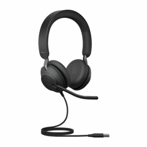 GNオーディオ [24189-989-999] Jabra USBヘッドセット USB-A 両耳 UC認定「Jabra Evolve2 40 SE USB-A UC Stereo」