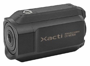 ザクティ [CX-WE500] 業務用ウェアラブルカメラ 強力ブレ補正搭載 HD 頭部装着タイプ ワイヤレス版