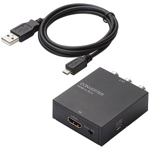 ELECOM [AD-HDCV02] ダウンスキャンコンバーター/HDMI-RCA/HDMI1.4