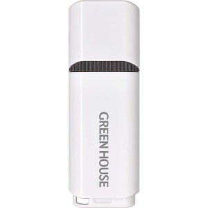 GREEN HOUSE [GH-UFY3EB16GGY] USB3.0メモリー キャップタイプ 16GB ホワイト グレー