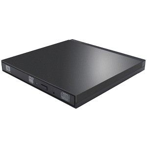 Logitec [LDR-PMK8U2LBK] ポータブルDVDドライブ/USB2.0/薄型/ブラック