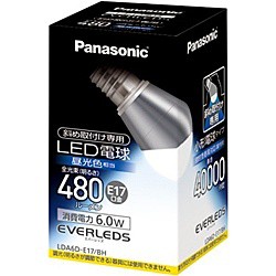 Panasonic [LDA6DE17BH] LED電球 6.0W (昼光色相当)