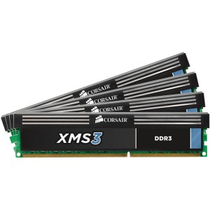 コルセア(メモリ) [CMX16GX3M4A1333C9] XMS3 PC3-10600 DDR3-1333 4GBx4 For Desktop