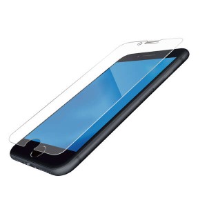 ELECOM [PM-A22SFLGGBL] iPhone SE 第3世代/SE 第2世代/8/7/6s/6用ガラスフィルム/0.33mm/ブルーライトカット