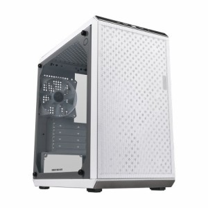 CoolerMaster [Q300LV2-WGNN-S00] Q300L V2 White/MicroATXケース/ホワイト/通気性に優れたパンチング加工パネル採用/左サイド強化ガ…