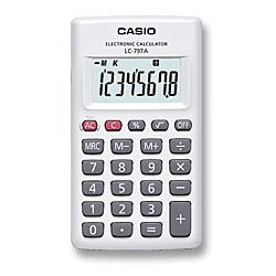 CASIO [LC-797A-N] パーソナル電卓 カードタイプ 8桁